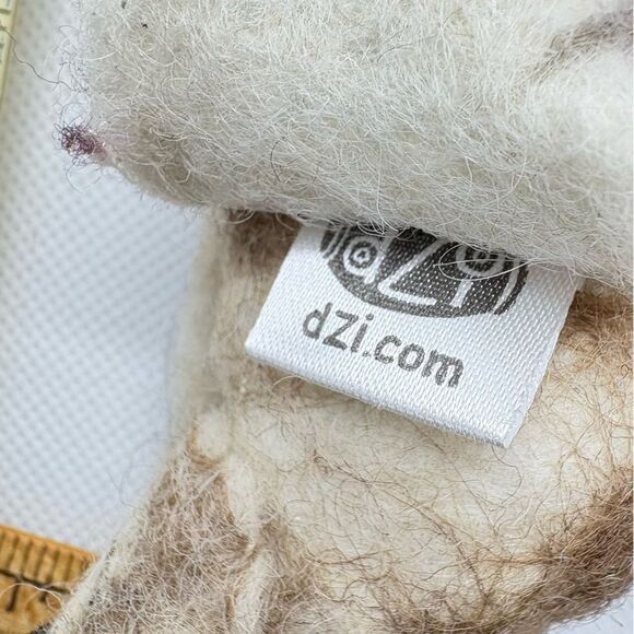 Handcrafted Felted Wool Barn Owl Bird Ornament made in Nepal, Fair Trade. - Picture 11 of 11